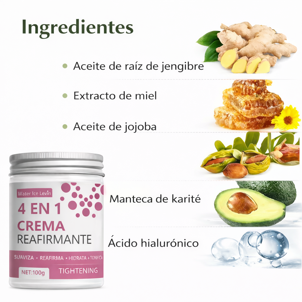 Crema Reafirmante Corporal 4 en 1