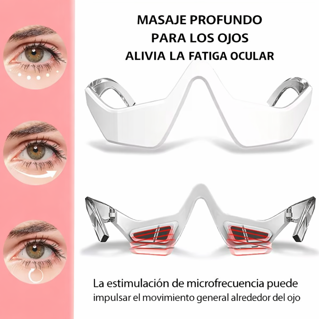 Gafas antiojeras y bolsas con Luz Roja
