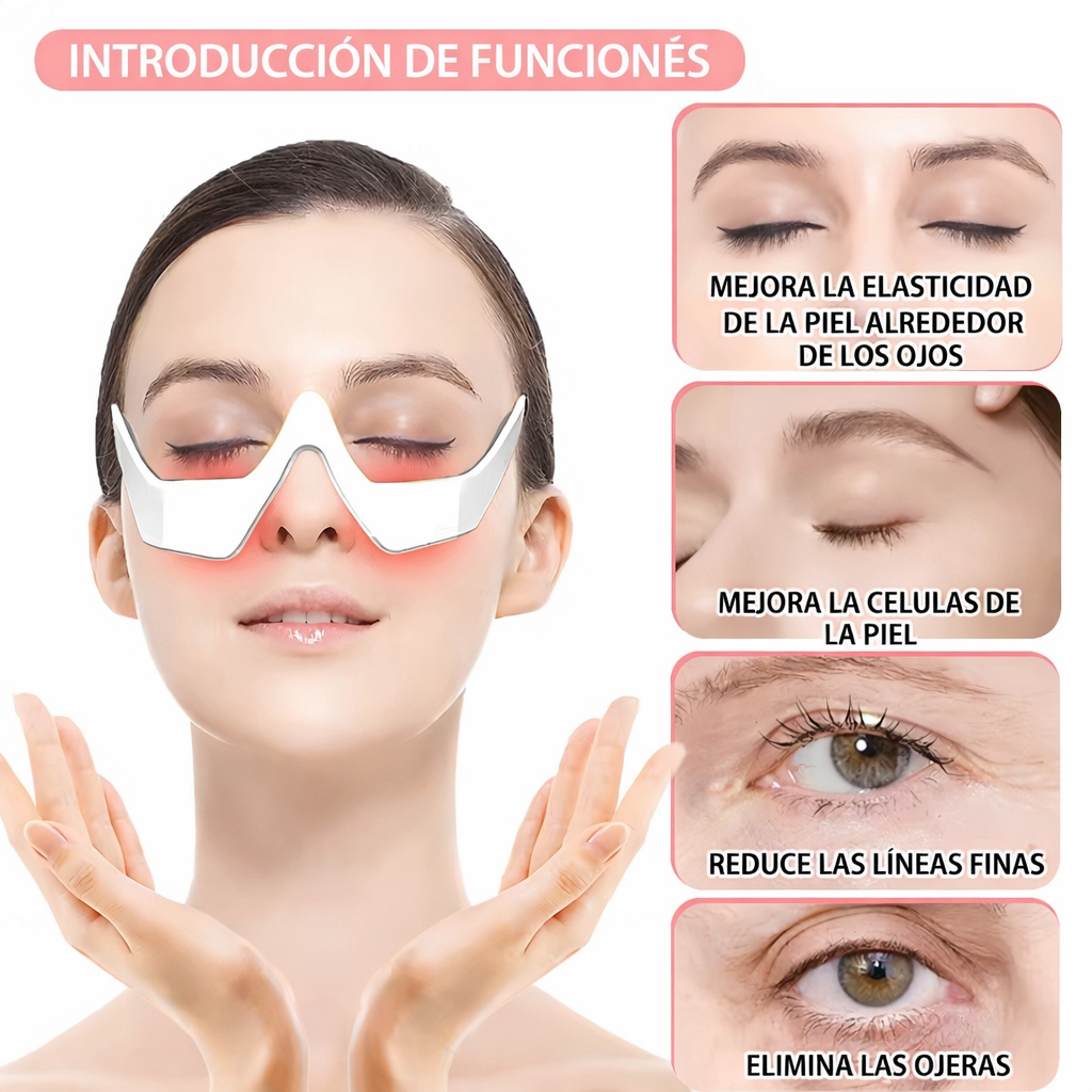 Gafas antiojeras y bolsas con Luz Roja