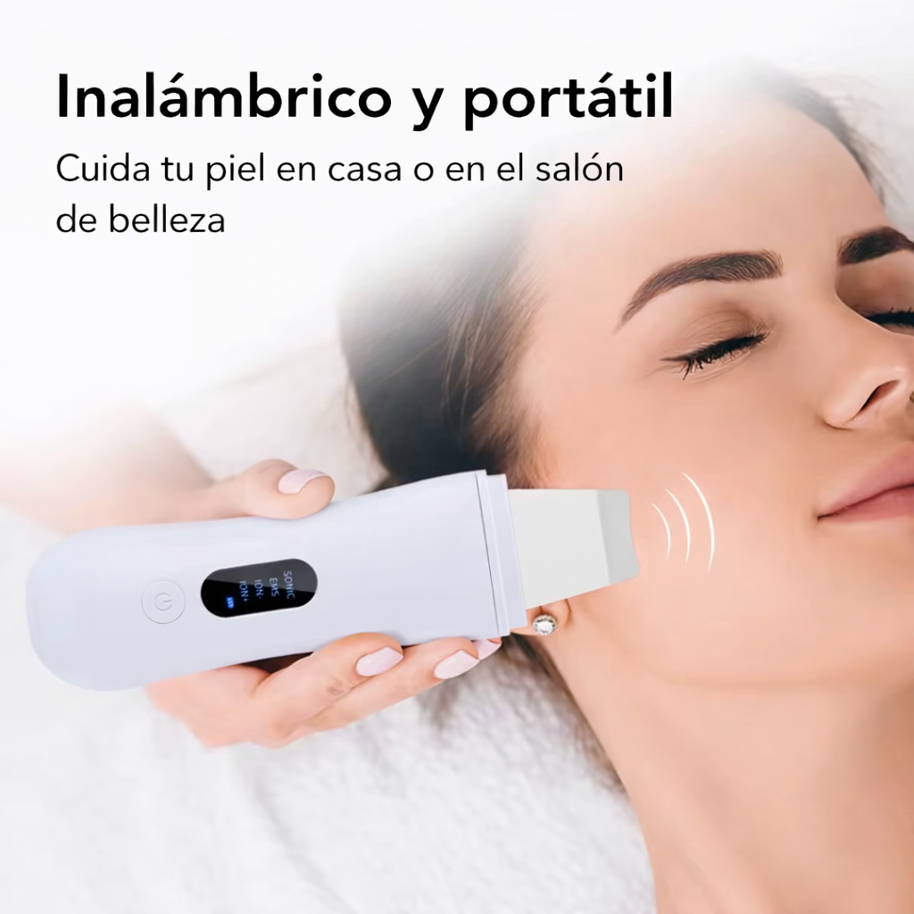 Limpiador ultrasónico de poros